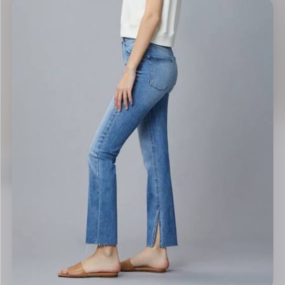 DL1961 Patti Straight high rise Vintage 31” snip leg jeans EUC size 30